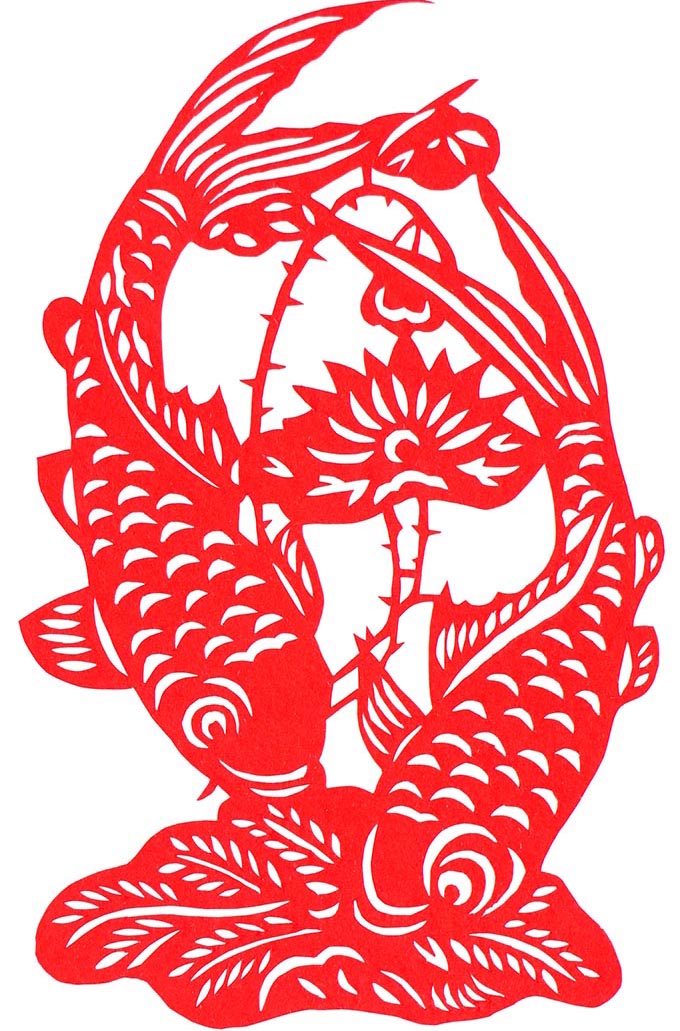 文评 13岁 剪纸窗花《年年有余》指导老师：王妍妍.JPG